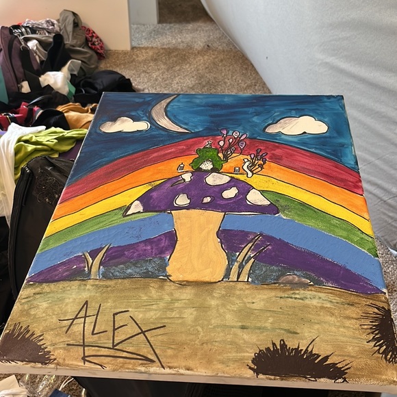 Lots of different hand painted original paintings - Picture 4 of 5